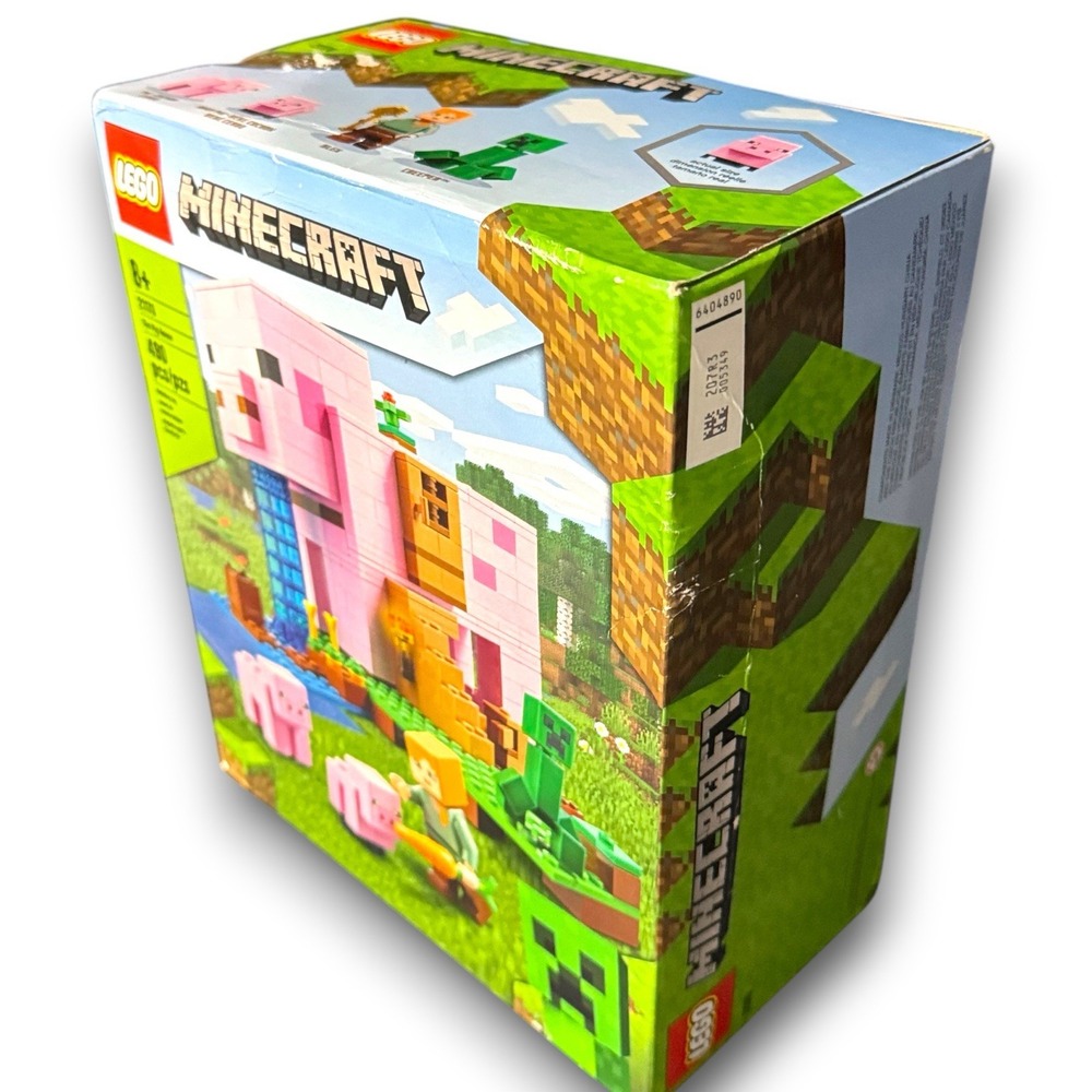 LEGO Minecraft 21170 The Pig House Retired Set New Sealed With Box Damage - Picture 2 of 6